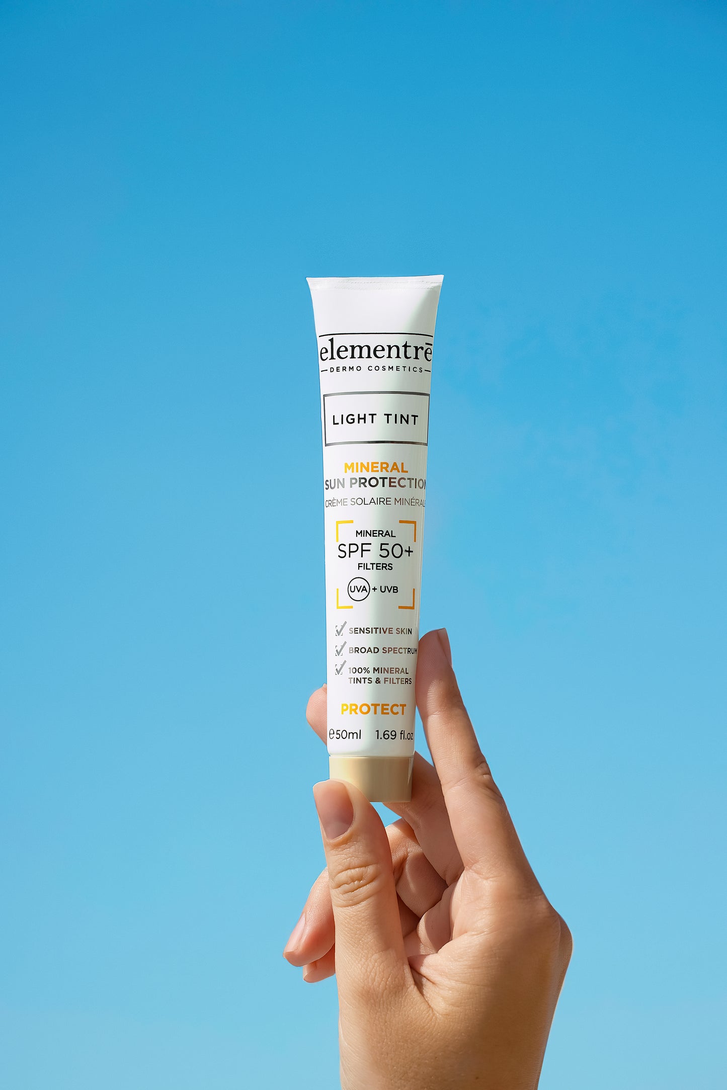 MINERAL SUN PROTECTION SPF50+ LIGHT – elementrē dermo cosmetics