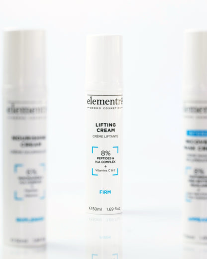 Buy Online Elementre Lifting Cream with 8% Peptides & Hyaluronic Acid